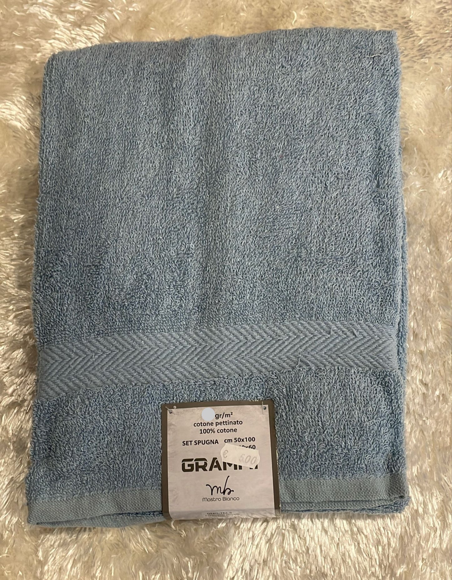 Set spugna 560 gr 1+1 Mis Viso 50x100 Ospite 40x60