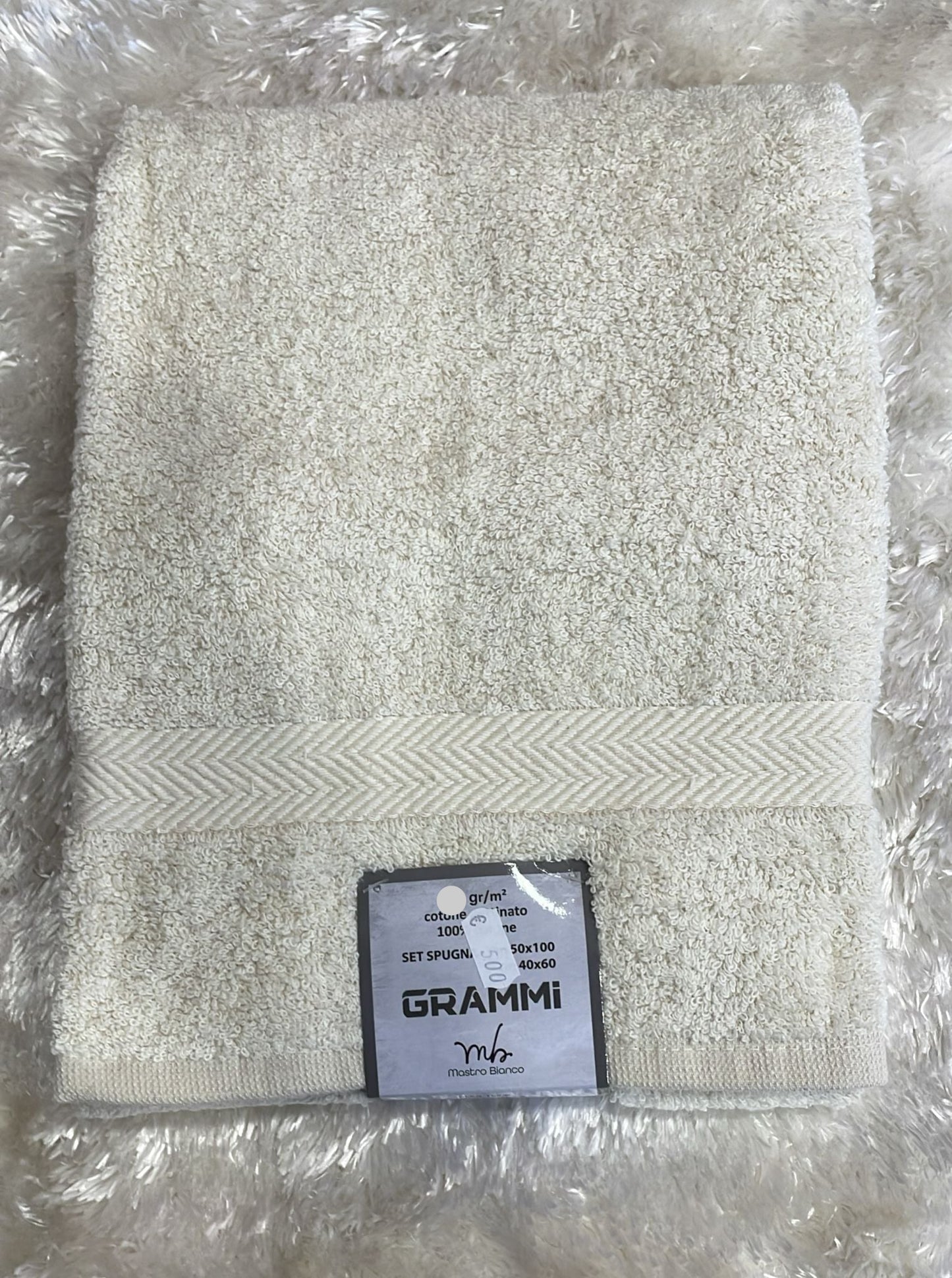 Set spugna 560 gr 1+1 Mis Viso 50x100 Ospite 40x60
