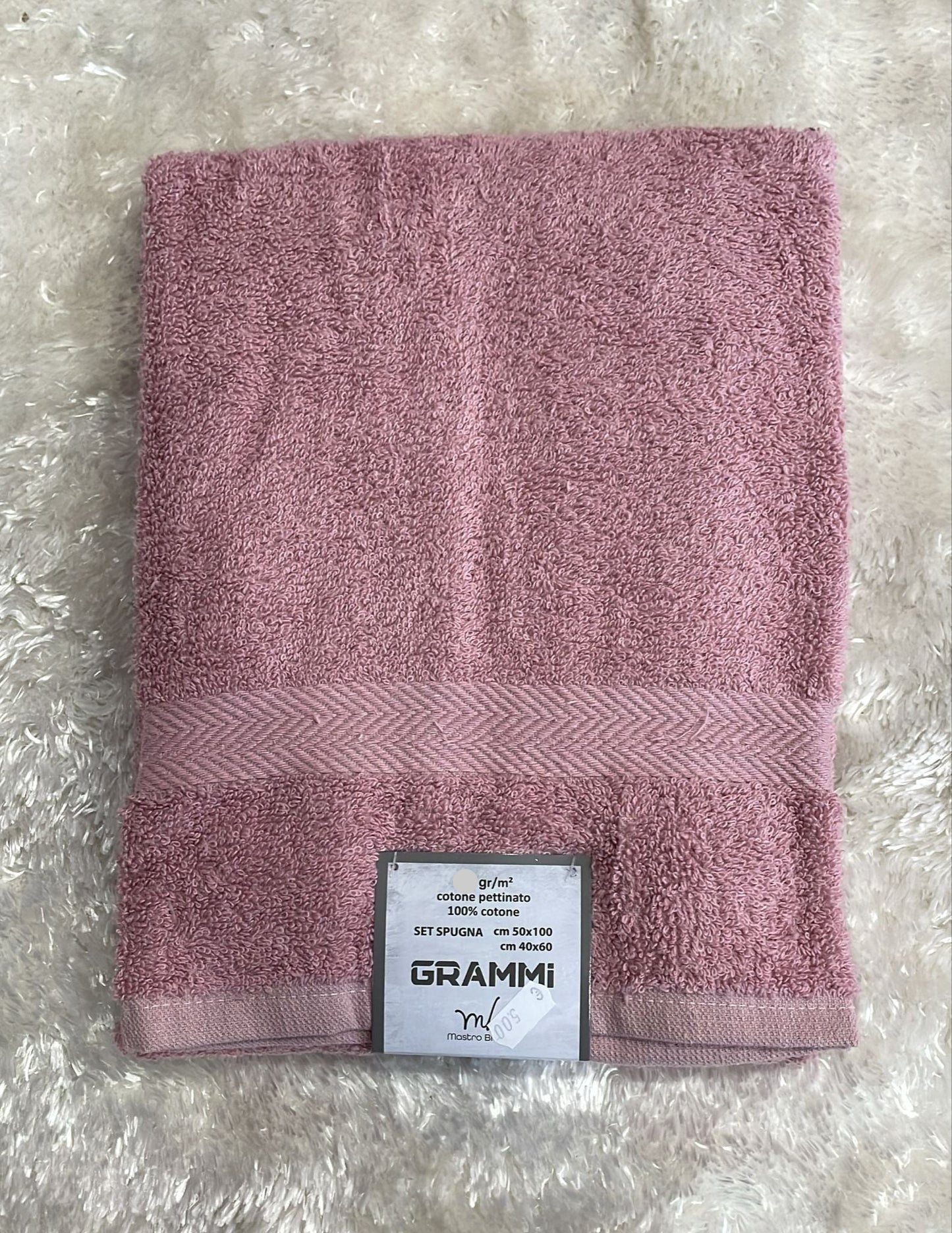 Set spugna 560 gr 1+1 Mis Viso 50x100 Ospite 40x60