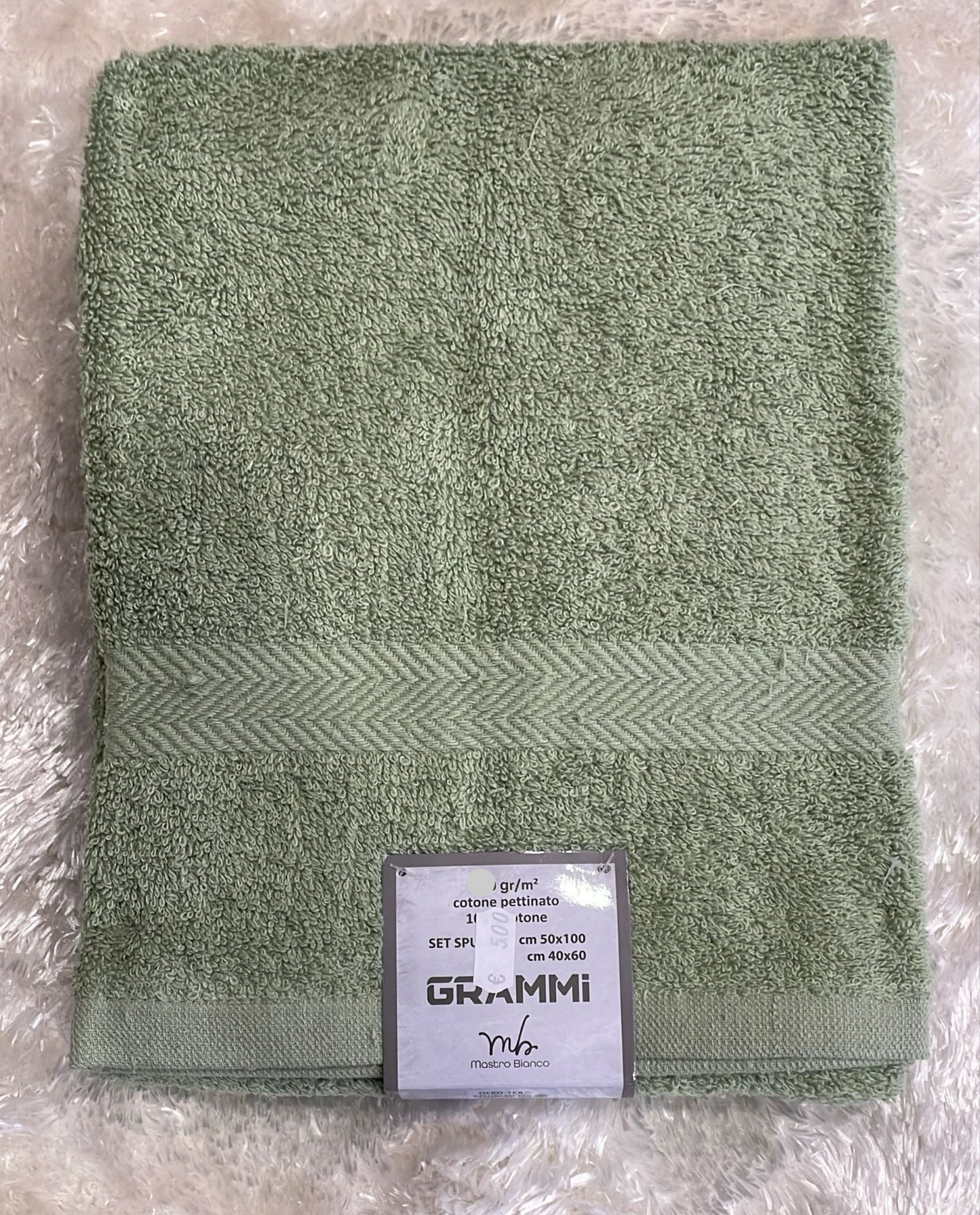 Set spugna 560 gr 1+1 Mis Viso 50x100 Ospite 40x60