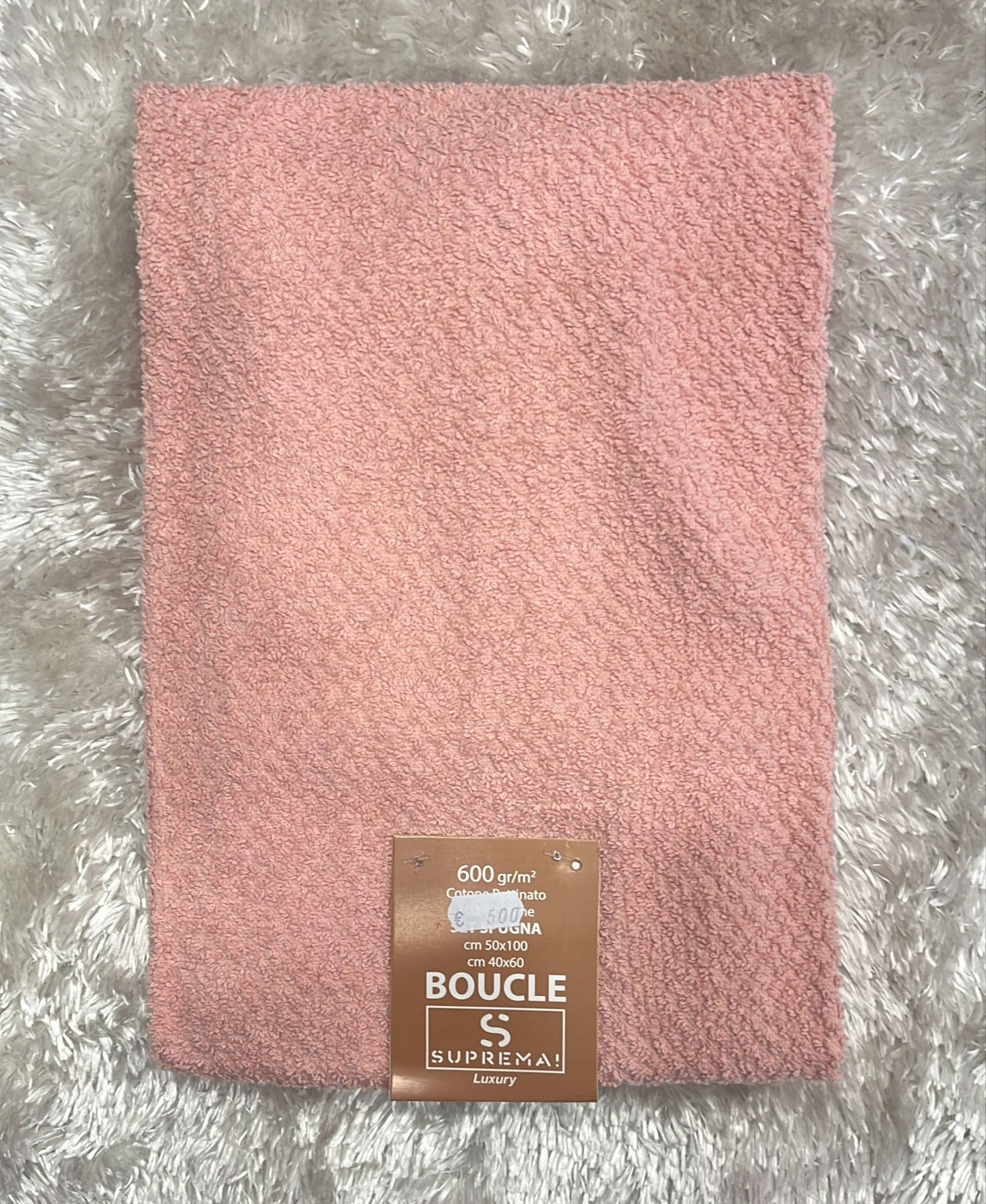 Set spugna 1+ 1 viso è ospite boucle 50x100cm 40x60cm
