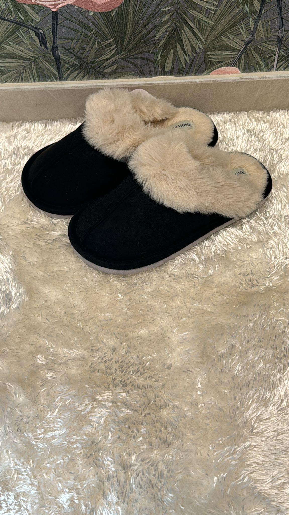 Pantofole Eskimo In pelliccia con interno imbottito antiscivolo calde e comode