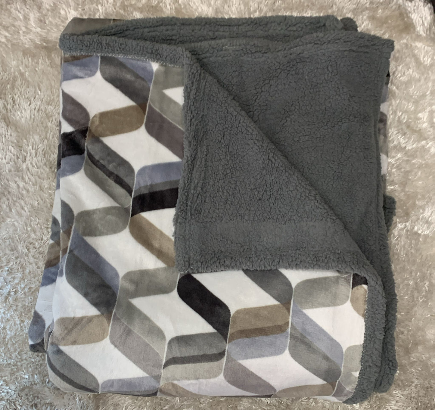 Plaid Matrimoniale con pelliccia Super caldo e morbido Varie fantasie 200x200