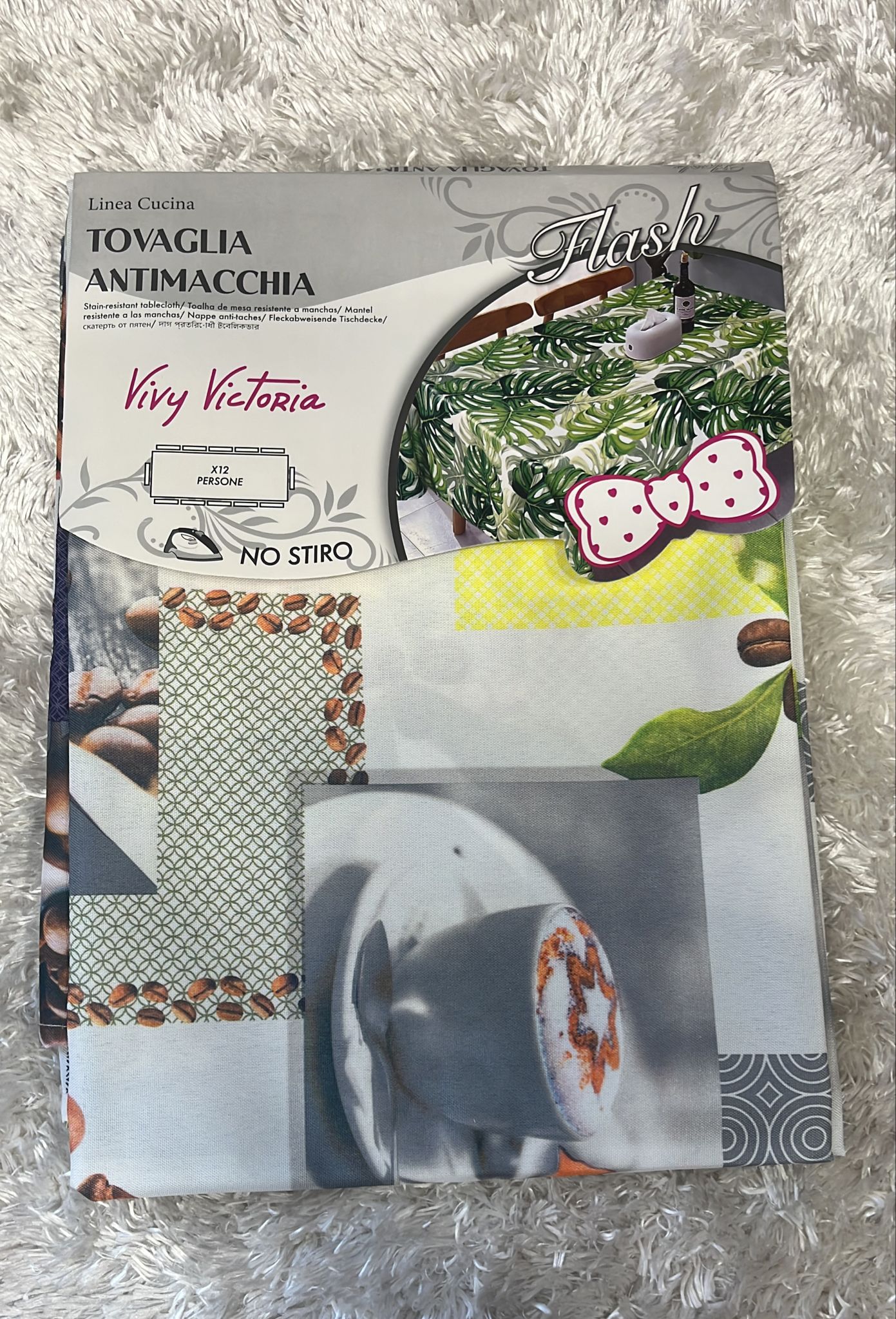 Tovaglia antimacchia x12