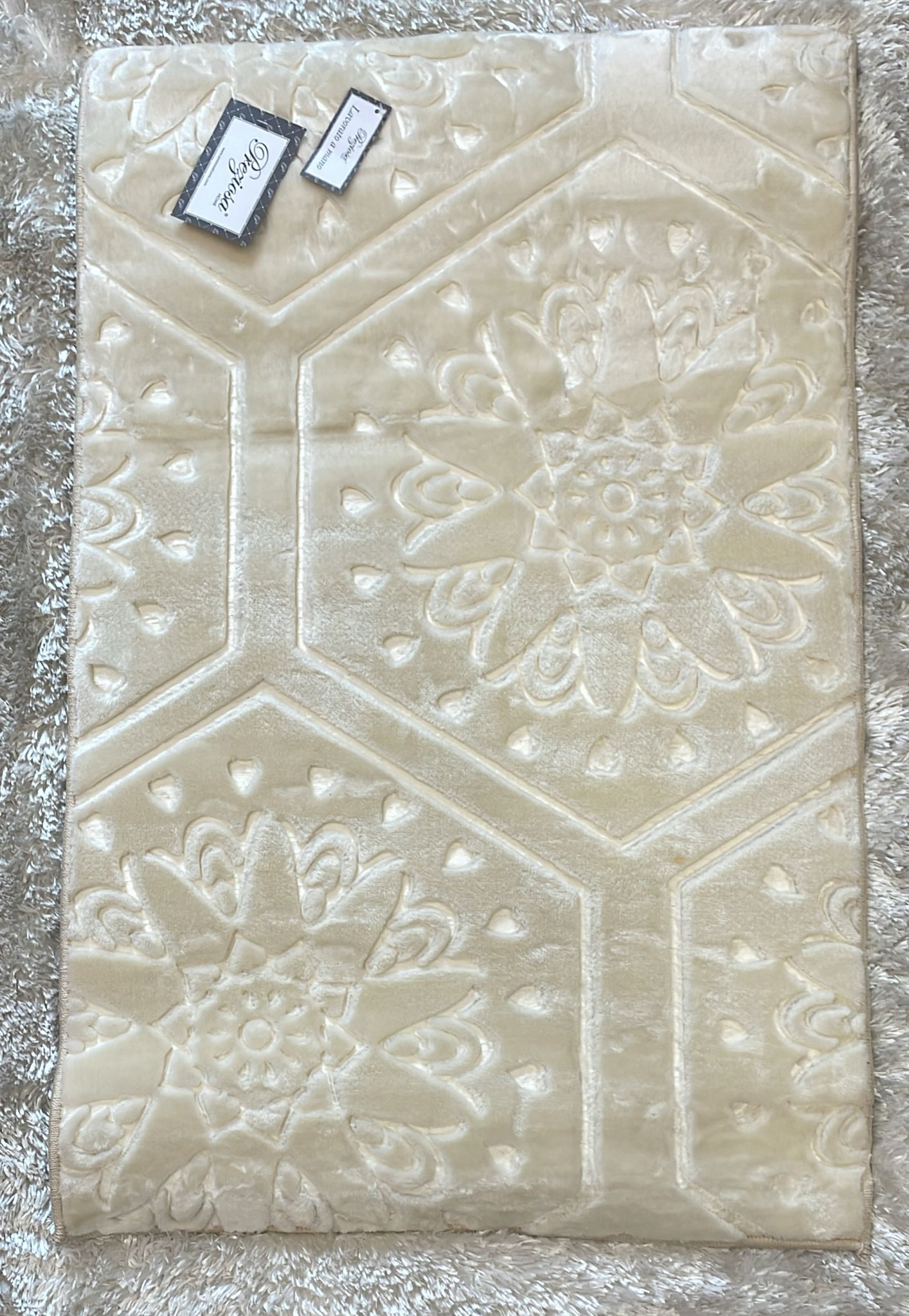 Tappeto in velluto scolpito antiscivolo misura 80x50cm
