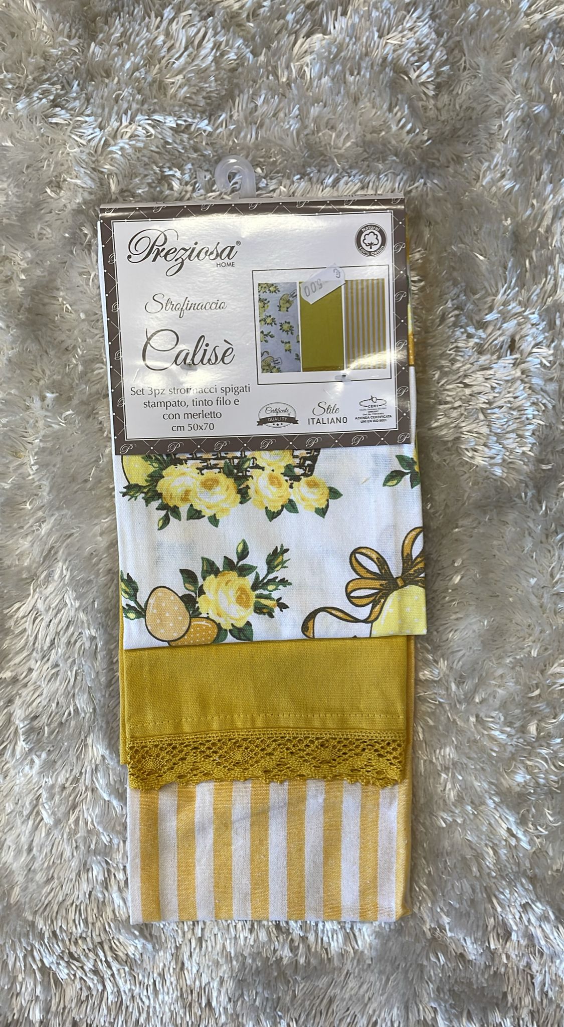 Set 3 strofinacci in cotone 50x70cm