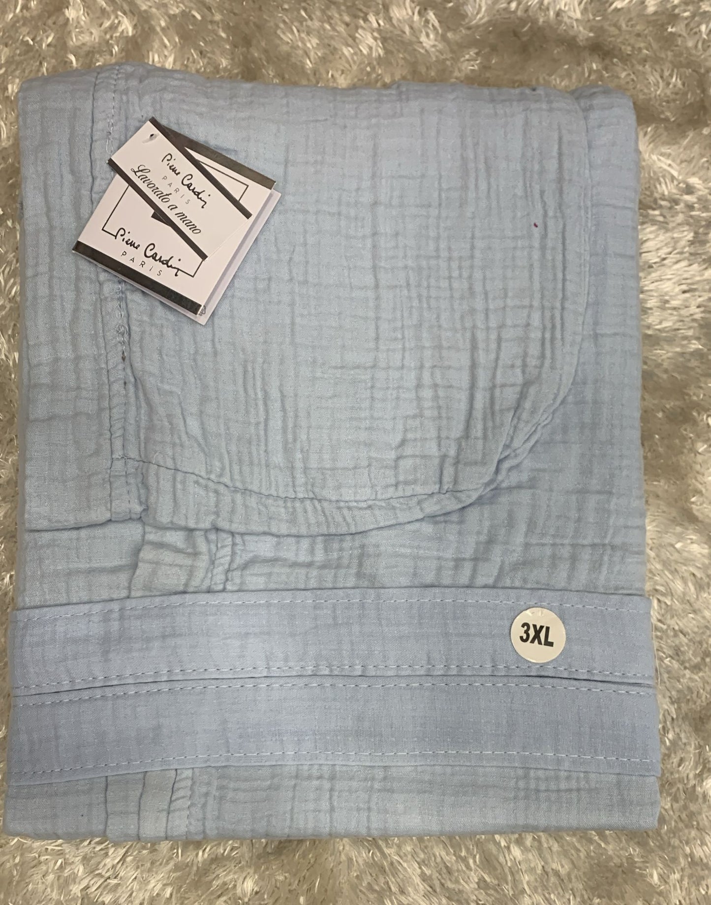 accappatoio in mussola di cotone 100% fresco 240gsm