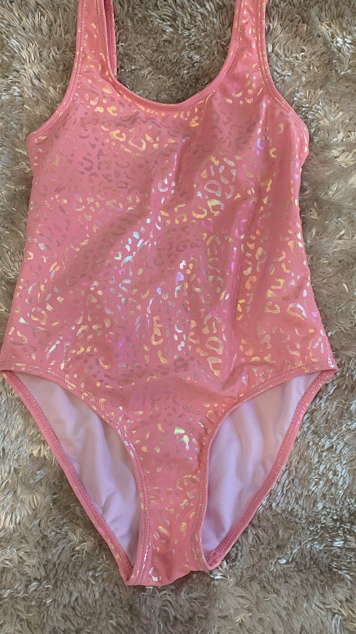 costume intero bimba fantasia leopardata ( l'articolo non può essere cambiato )