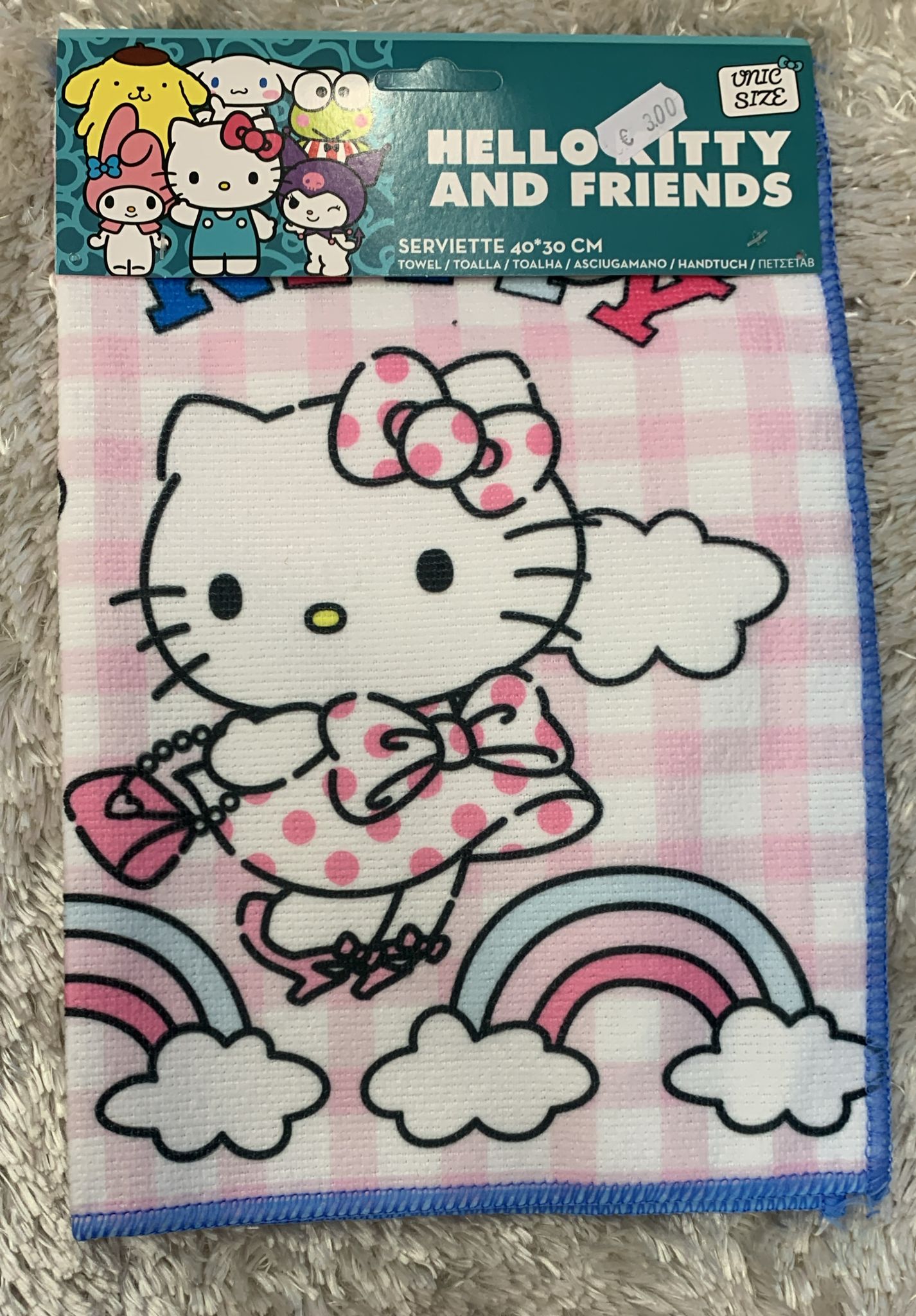 tovaglietta pappa bimba personaggi 40x39 cm