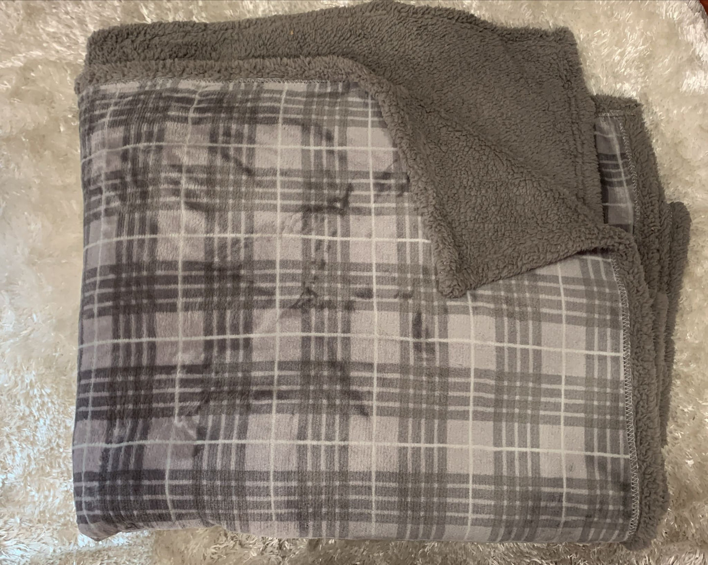 Plaid Matrimoniale con pelliccia Super caldo e morbido Varie fantasie 200x200