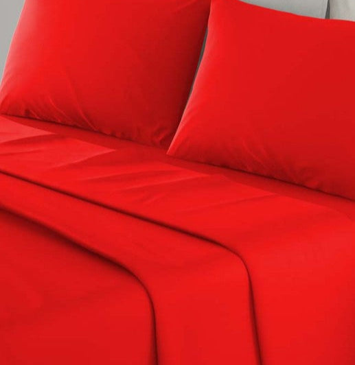 Completo letto singolo tinta unita in puro cotone lenzuolo sopra 150x290 cm lenzuolo sotto con angoli maxi 90x200 federa 50x80