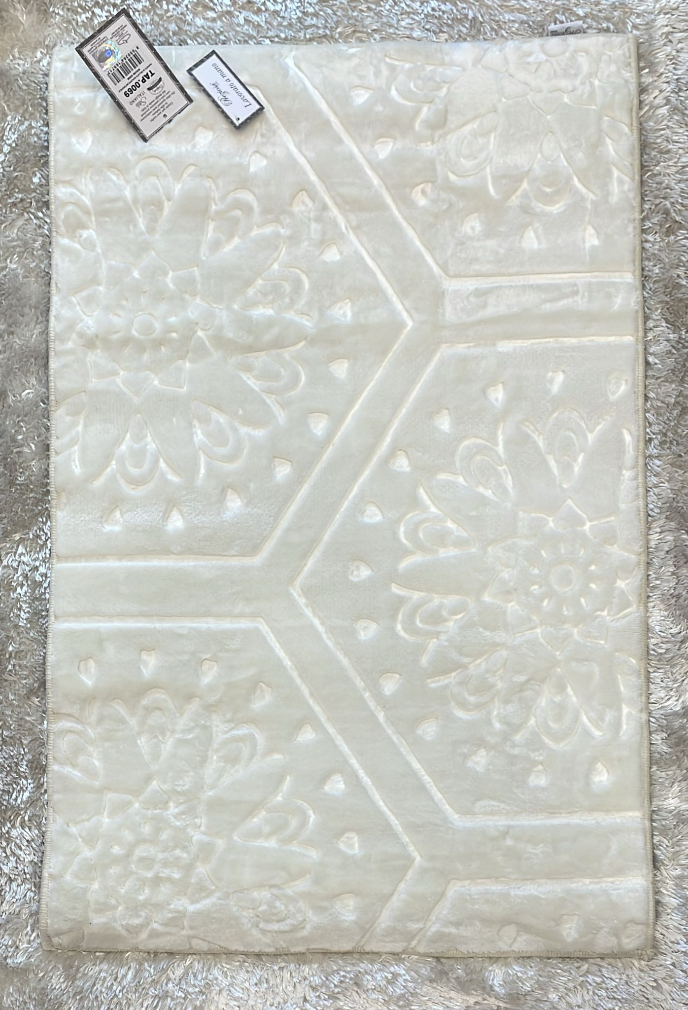 Tappeto in velluto scolpito antiscivolo misura 80x50cm