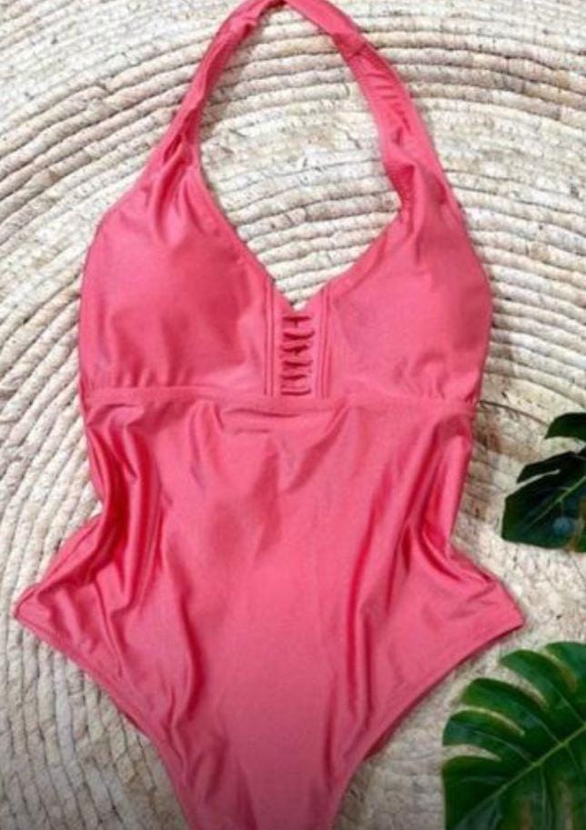 costume intero con coppetta con stringhe al seno