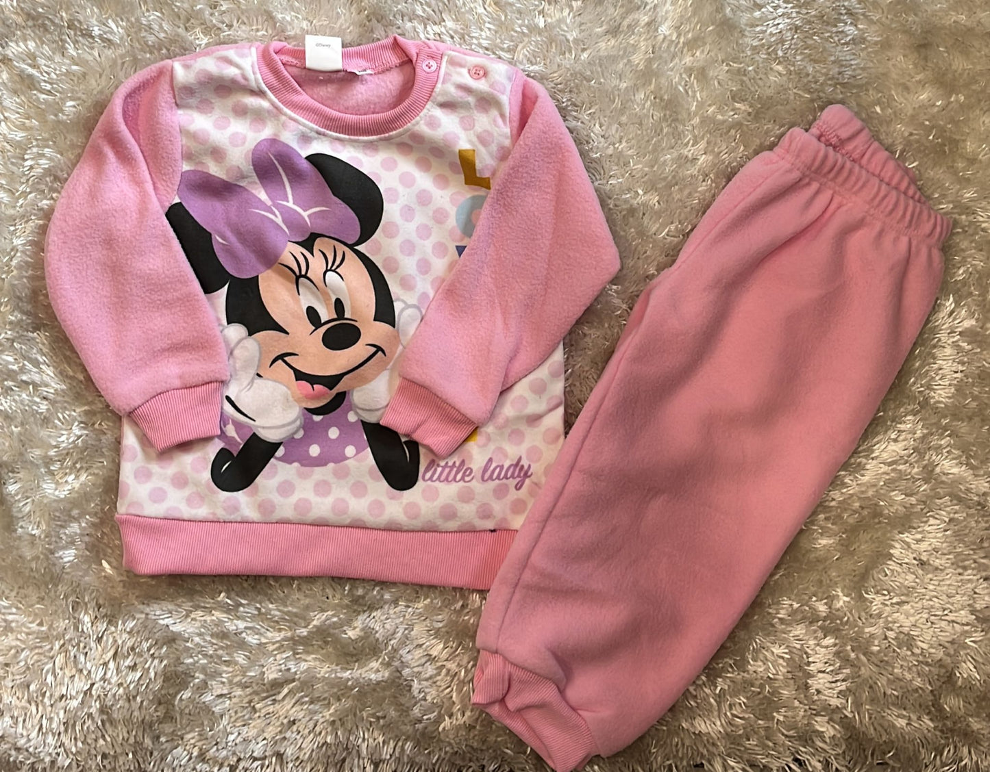 Pigiama Scatolato bimba In micropile Fantasia minnie