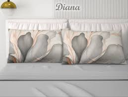 Competo letto matrimoniale in puro cotone con 4 federe fantasia diana Lenzuola sopra t unita 250x290cm Lenzuola sotto t unita con angoli maxi 175x200 cm 2 federe t unita in puro cotone 52x82 2 federe stampa digitale poliestere 50x80
