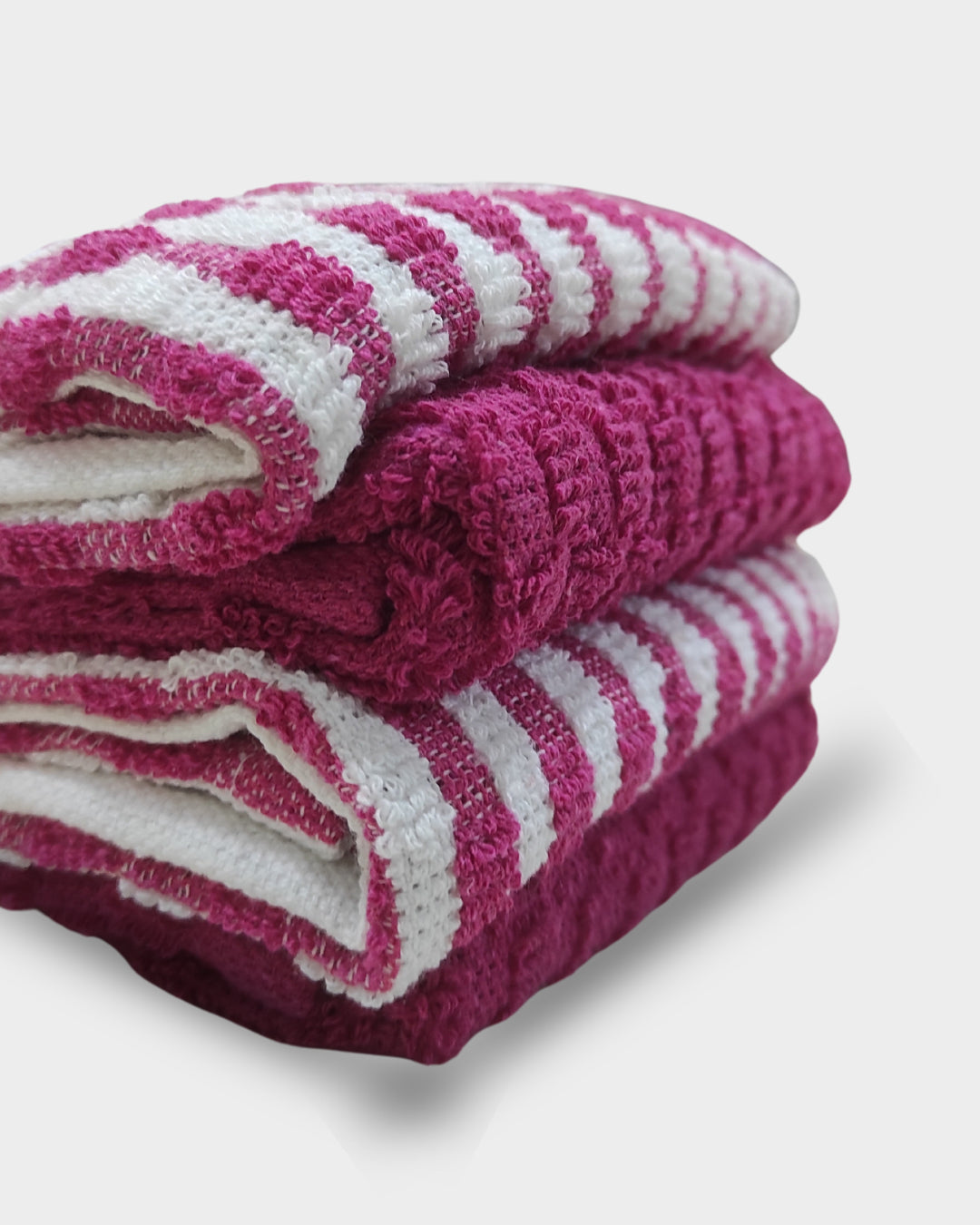 Set di 4 pezzi strofinacci morbidoni 100% cotone Misura 40cm x 60 Cm