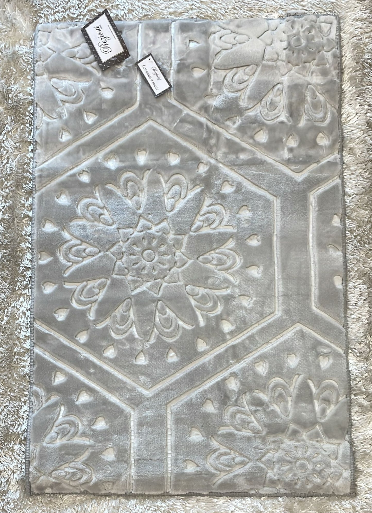 Tappeto in velluto scolpito antiscivolo misura 80x50cm