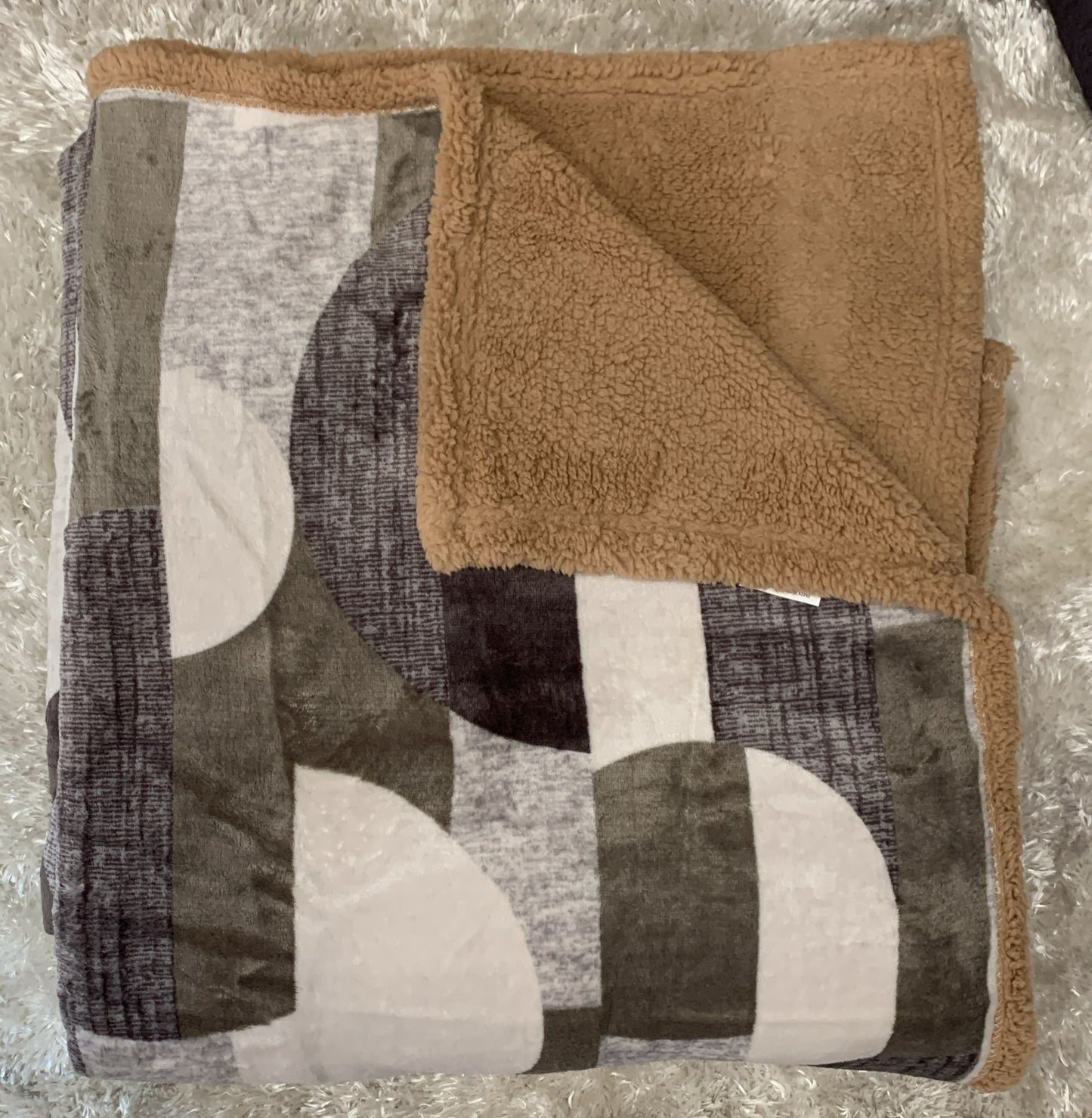 Plaid Matrimoniale con pelliccia  Super caldo e morbido  Varie fantasie 200x200