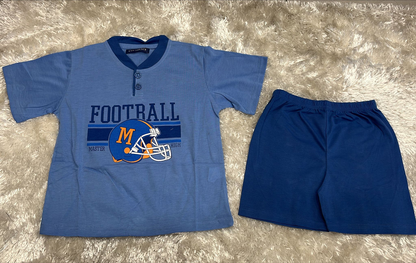 Pigiama bimbo mezza manica e pantaloncino  Football