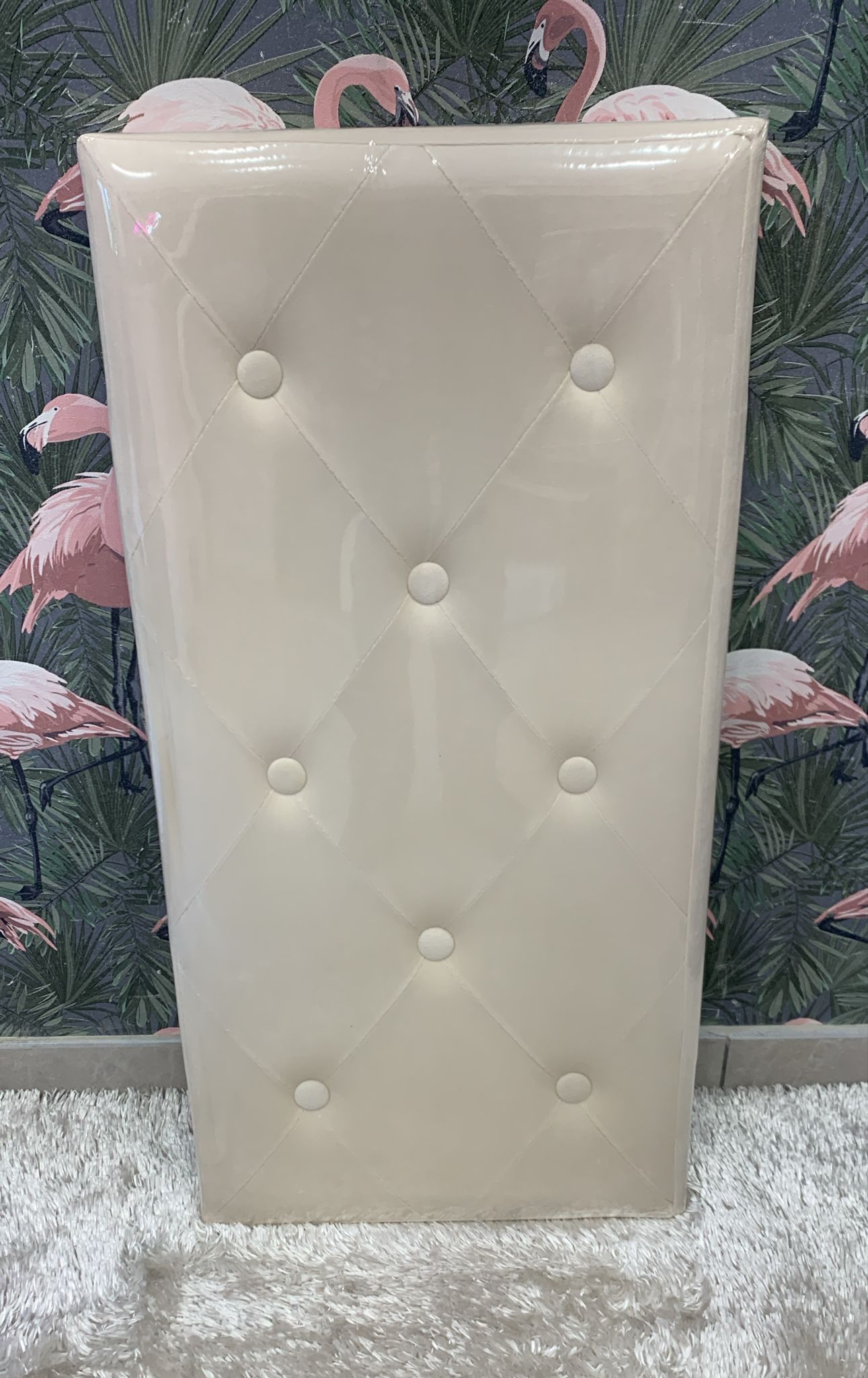 panca contenitore in velluto  76x38x38cm