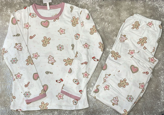 Pigiama donna elasticizzato tessuto felpato fantasia orsetto marzapane