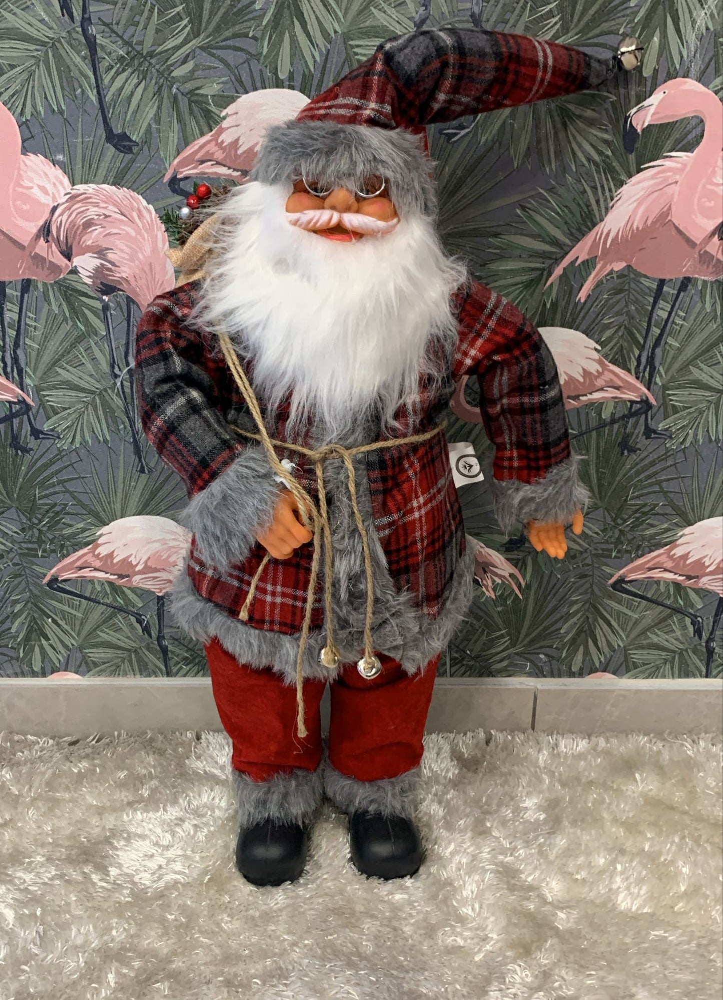 babbo natale all' impiedi 65cm