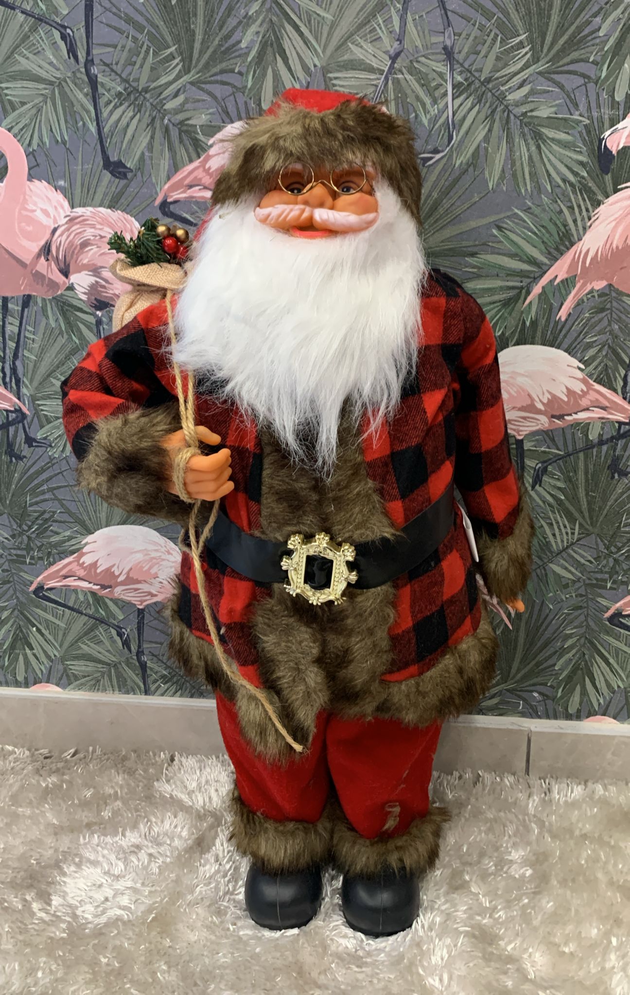 babbo natale all' impiedi 65cm