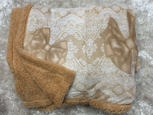 plaid singolo fantasia fiocco