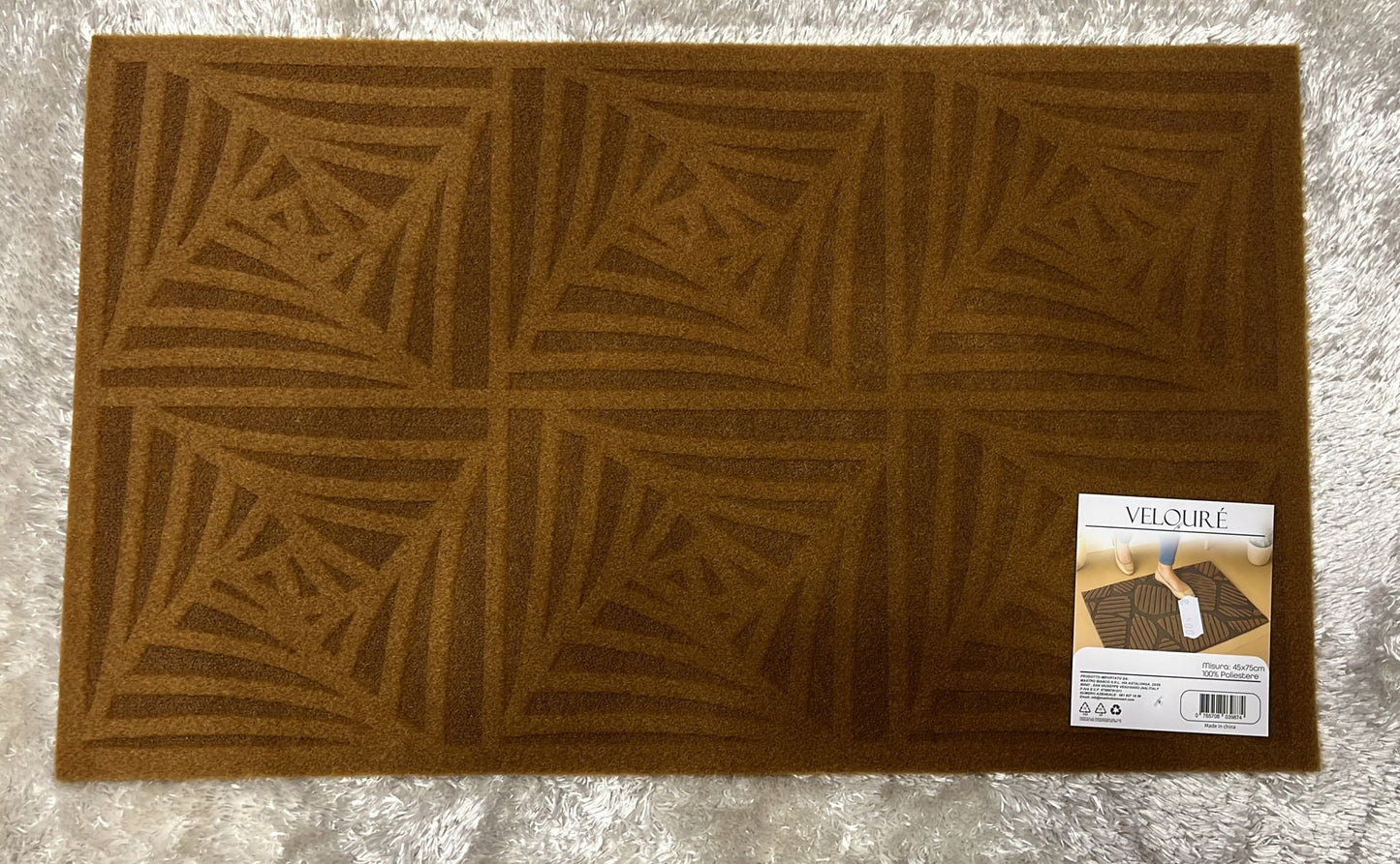 Zerbino fuori porta  Con plastica sotto  45x75cm
