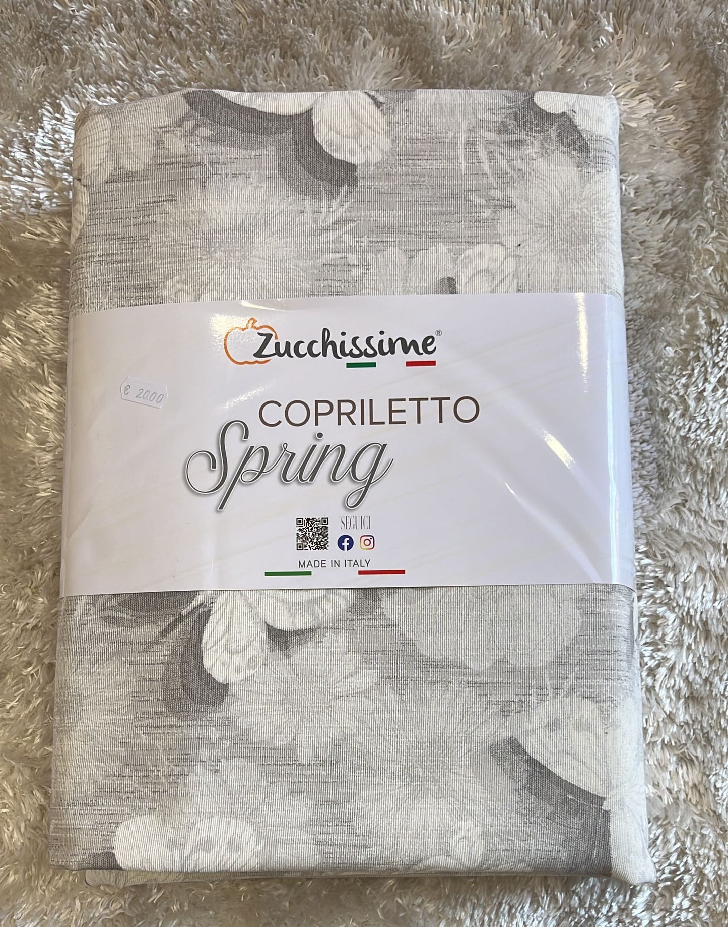 Copriletto spring matrimoniale fantasia farfalle 260x265cm
