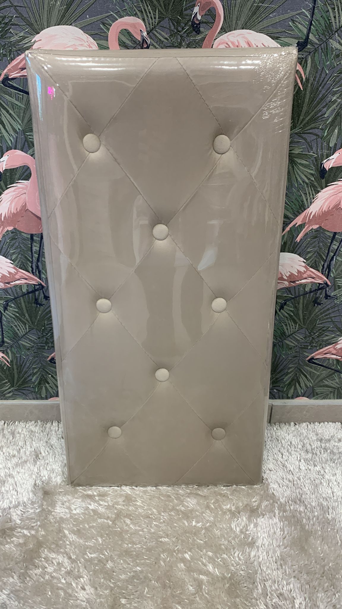 panca contenitore in velluto  76x38x38cm