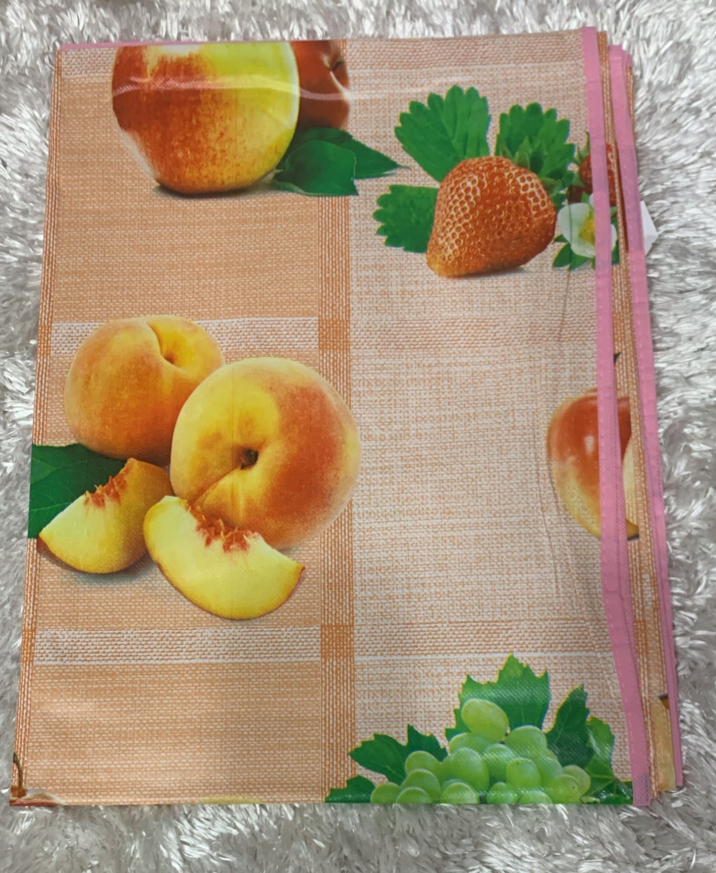 tovaglia plastificata x 6 posti rettangolare 120x160