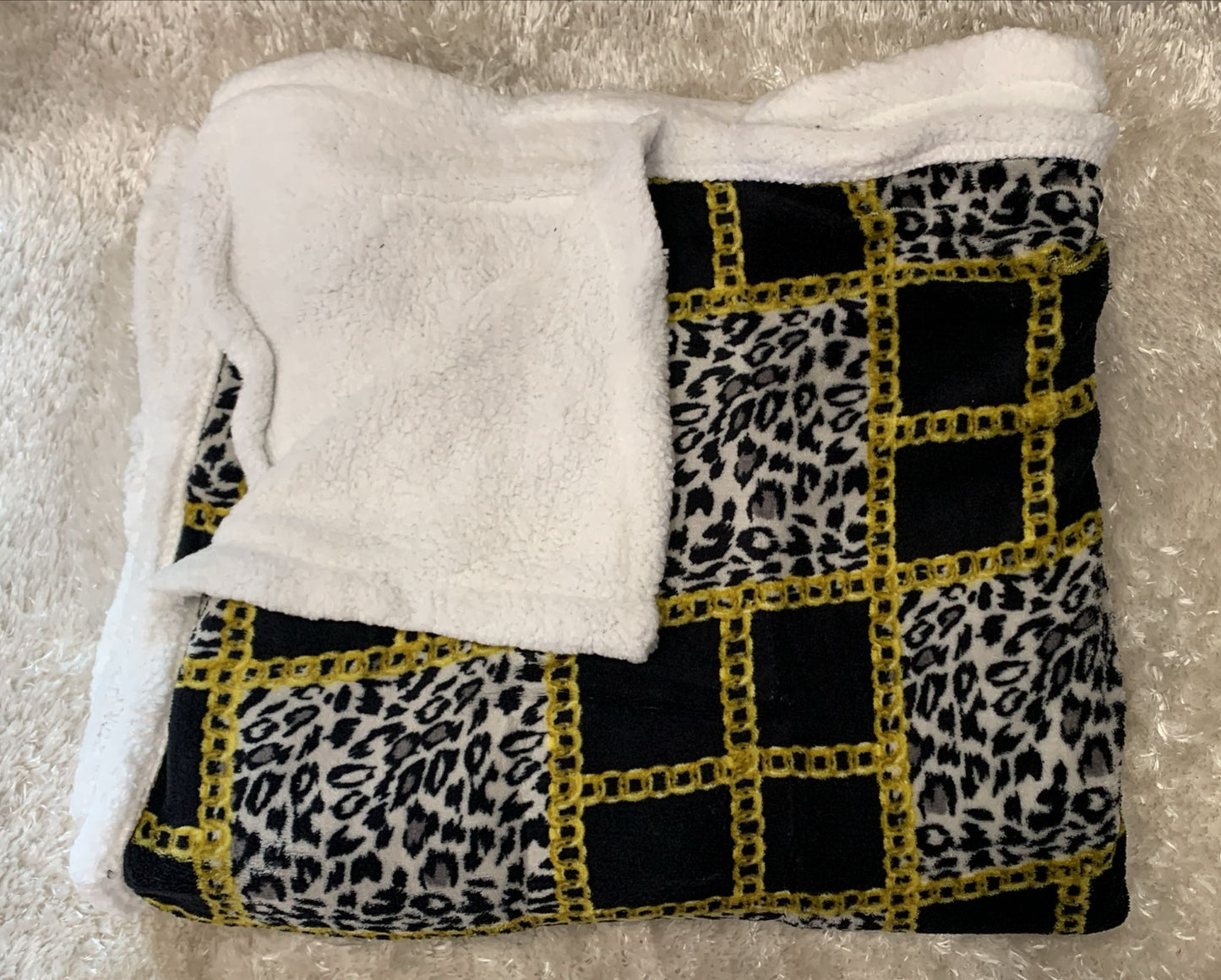 plaid matrimoniale corallino  con pelliccia 200x230