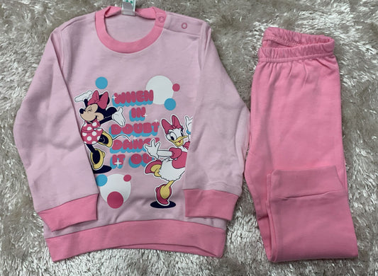 pigiama in cotone neonata fantasia minnie