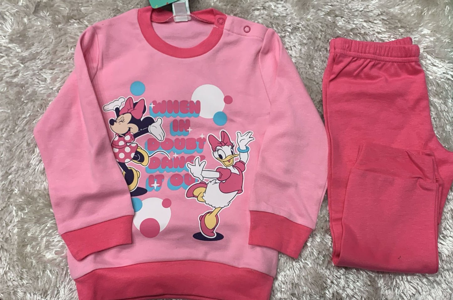 pigiama in cotone neonata fantasia minnie