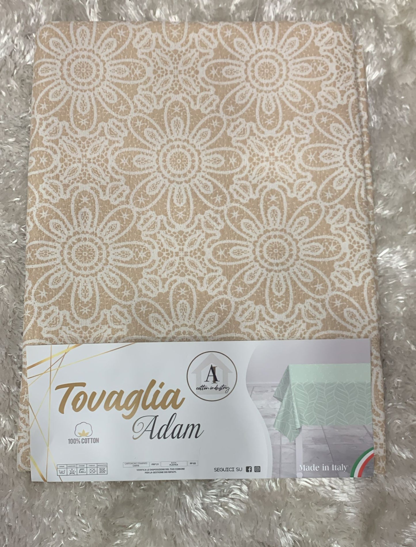 tovaglia in cotone x 12 posti disponibili in varie fantasie e colori