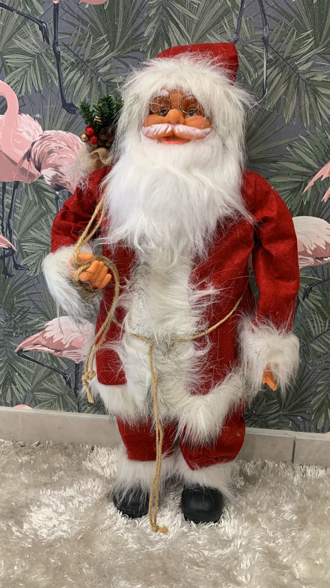 babbo natale all' impiedi 65cm