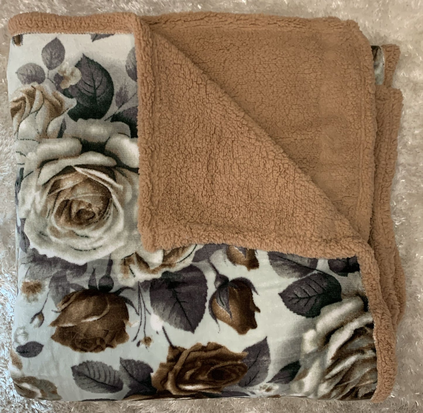 Plaid Matrimoniale con pelliccia  Super caldo e morbido  Varie fantasie 200x200