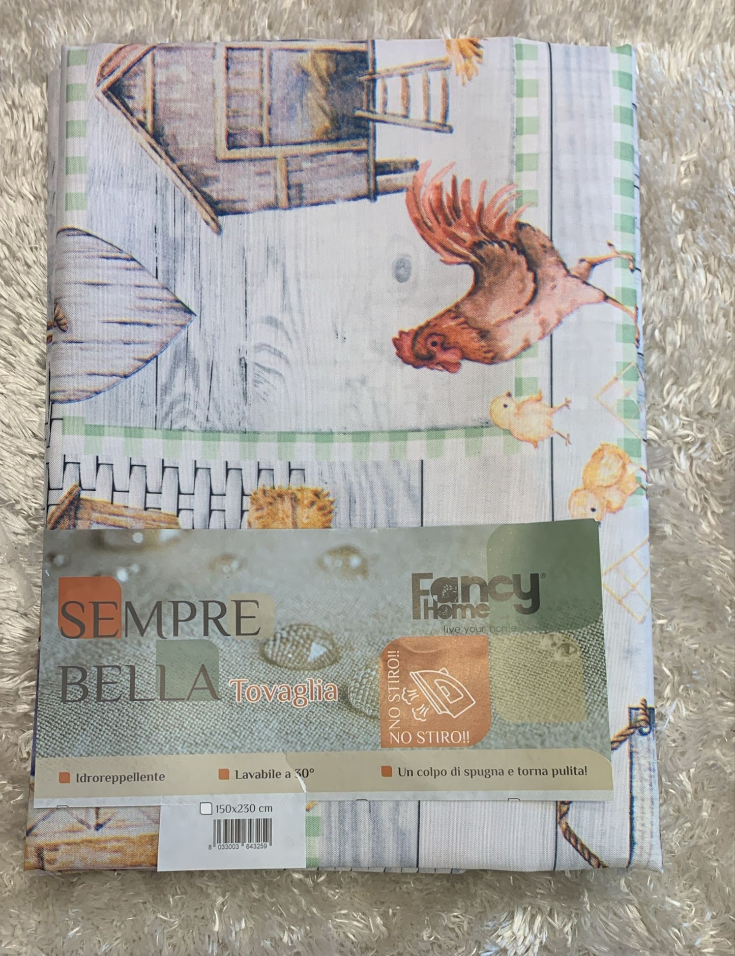 tovaglia antimacchia no stiro x12 posti 150x230 cm disponibile nelle seguenti fantasia