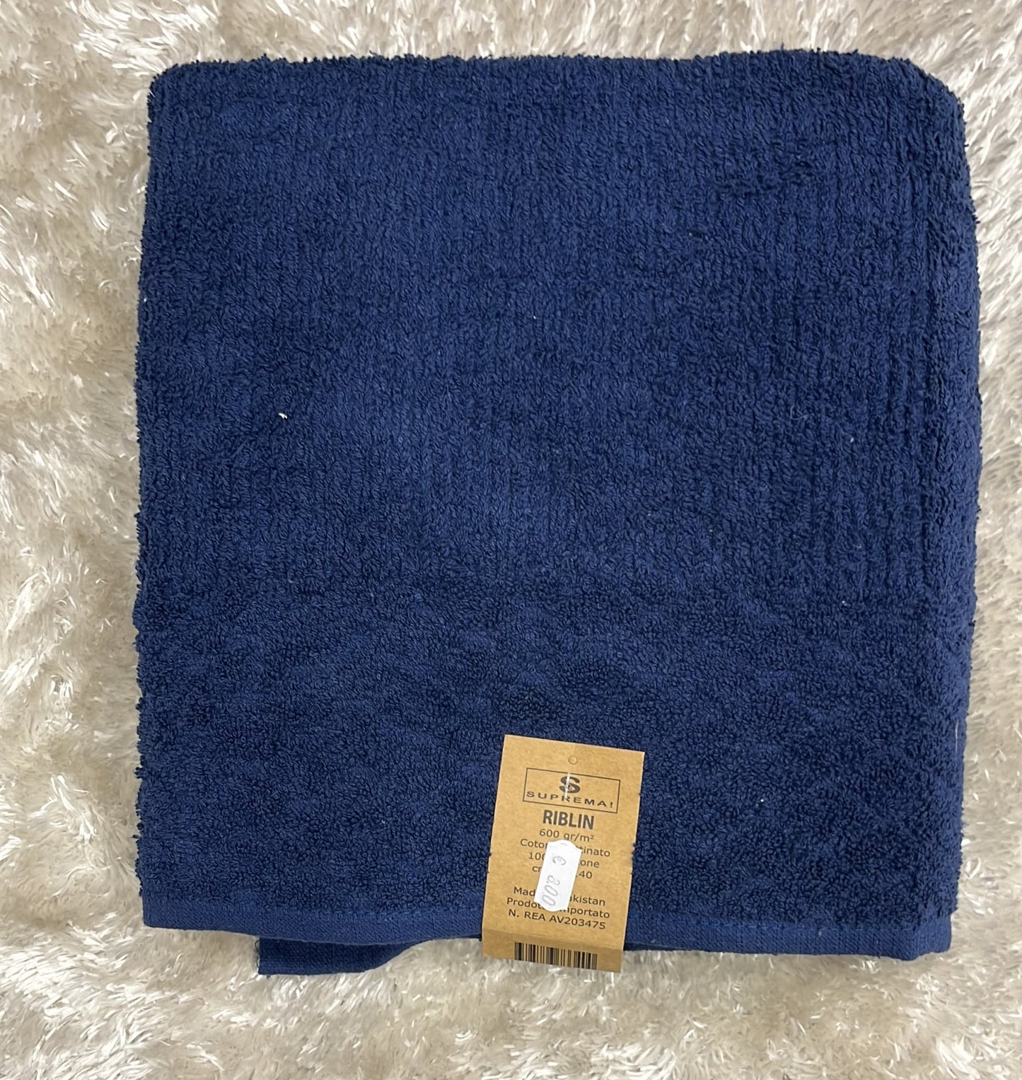 Telo doccia 600g in cotone pettinato  90x140