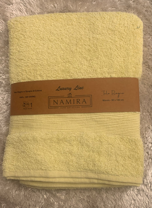 telo  doccia in spugna  namira  90x140 650gr