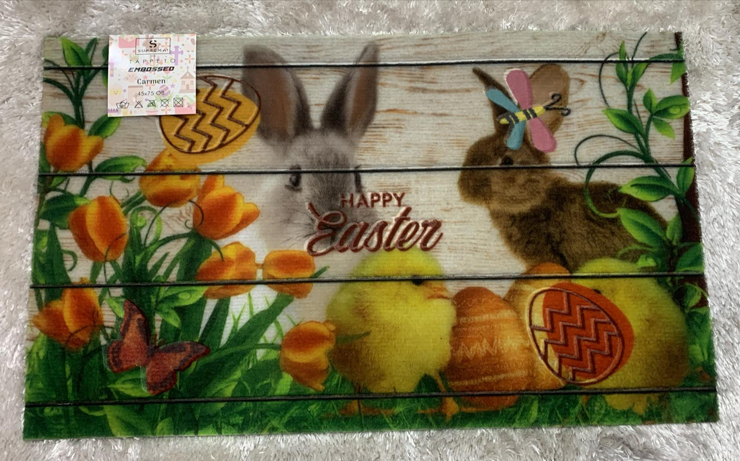 zerbino di pasqua 45x75cm  disponibile nei seguenti colori e fantasia