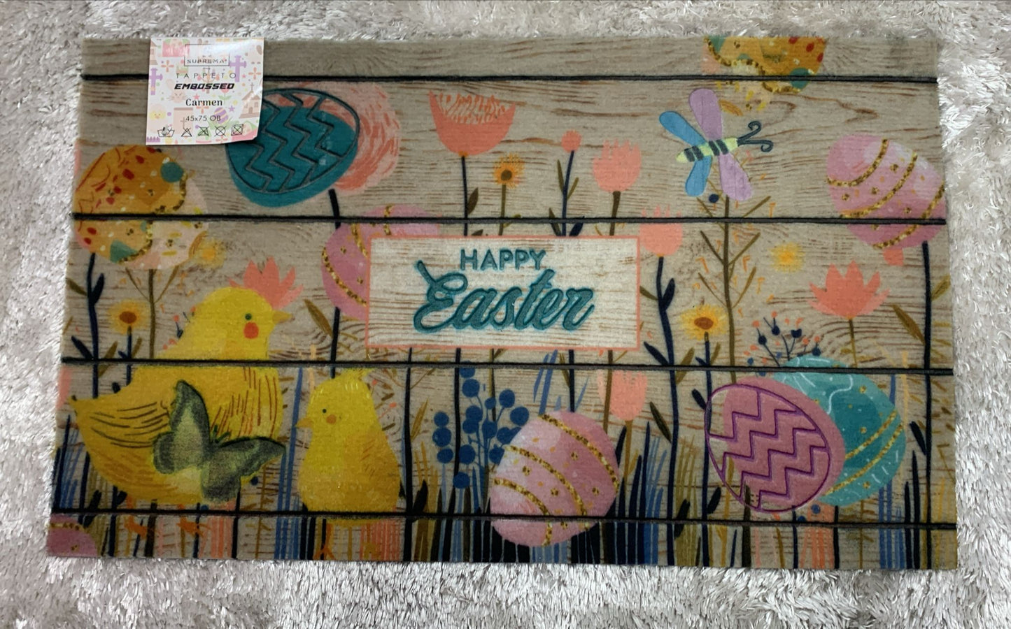 zerbino di pasqua 45x75cm  disponibile nei seguenti colori e fantasia