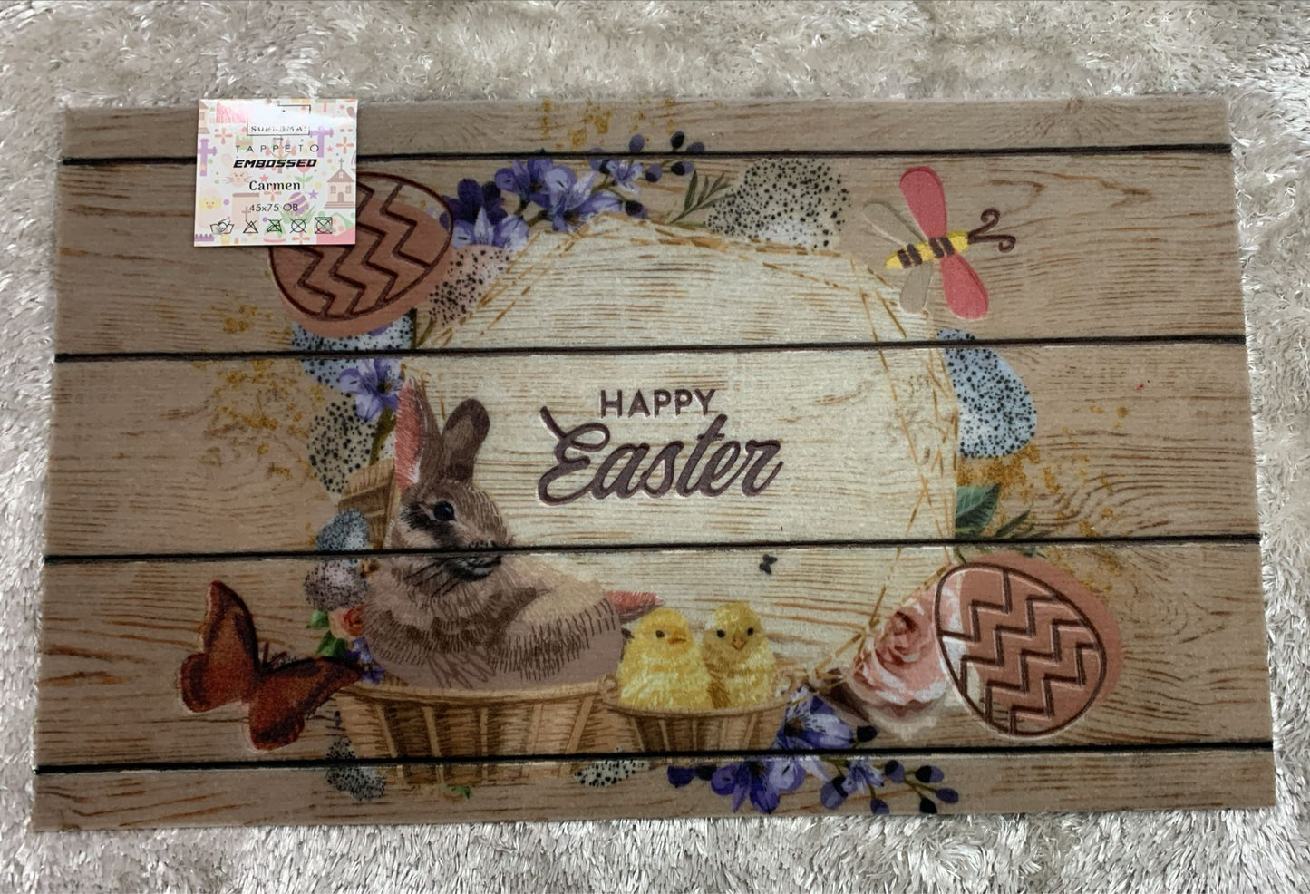zerbino di pasqua 45x75cm  disponibile nei seguenti colori e fantasia