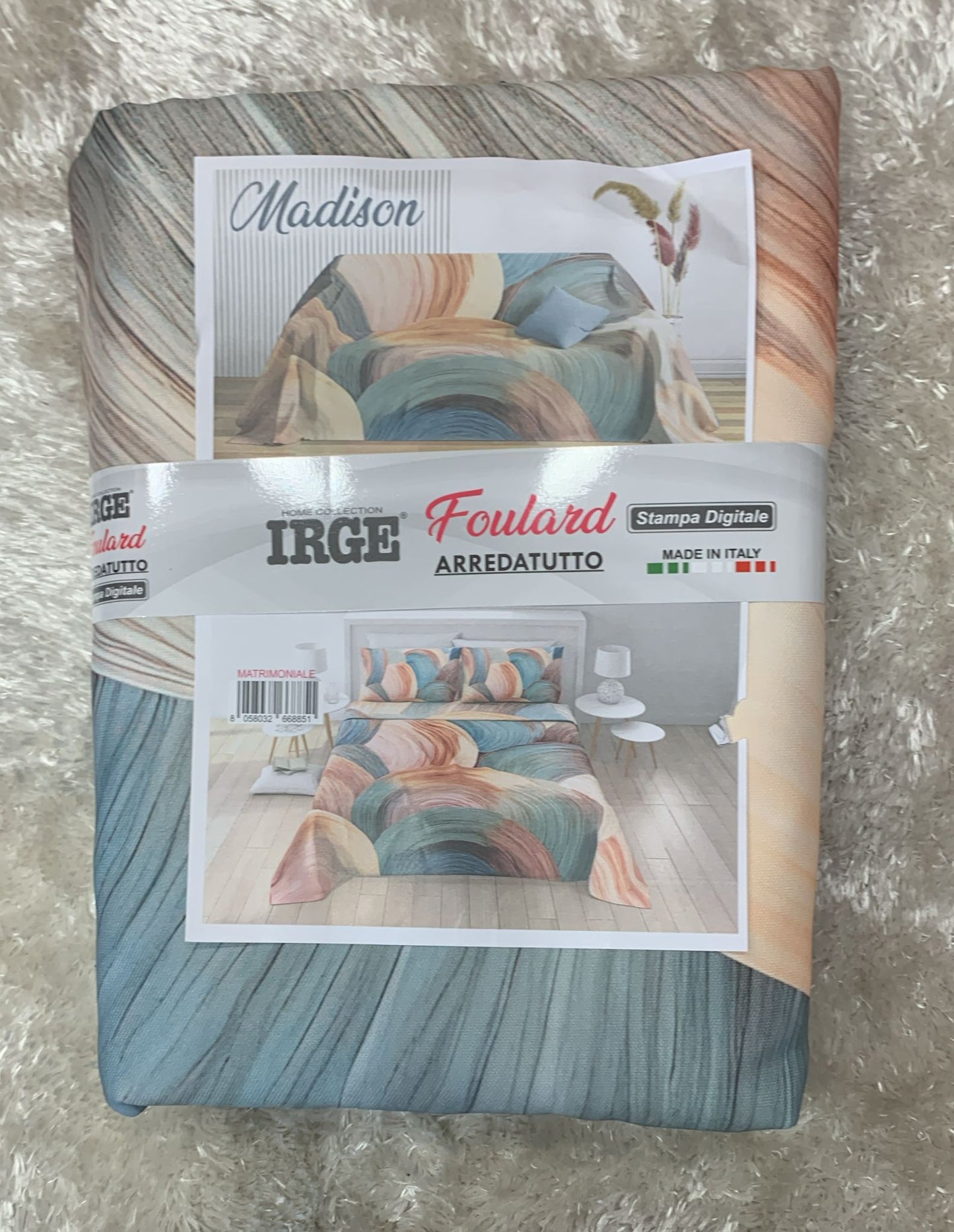 copriletto Arredatutto gran foulard  matrimoniale 240x270 disponibile nel seguenti nomi e fantasia