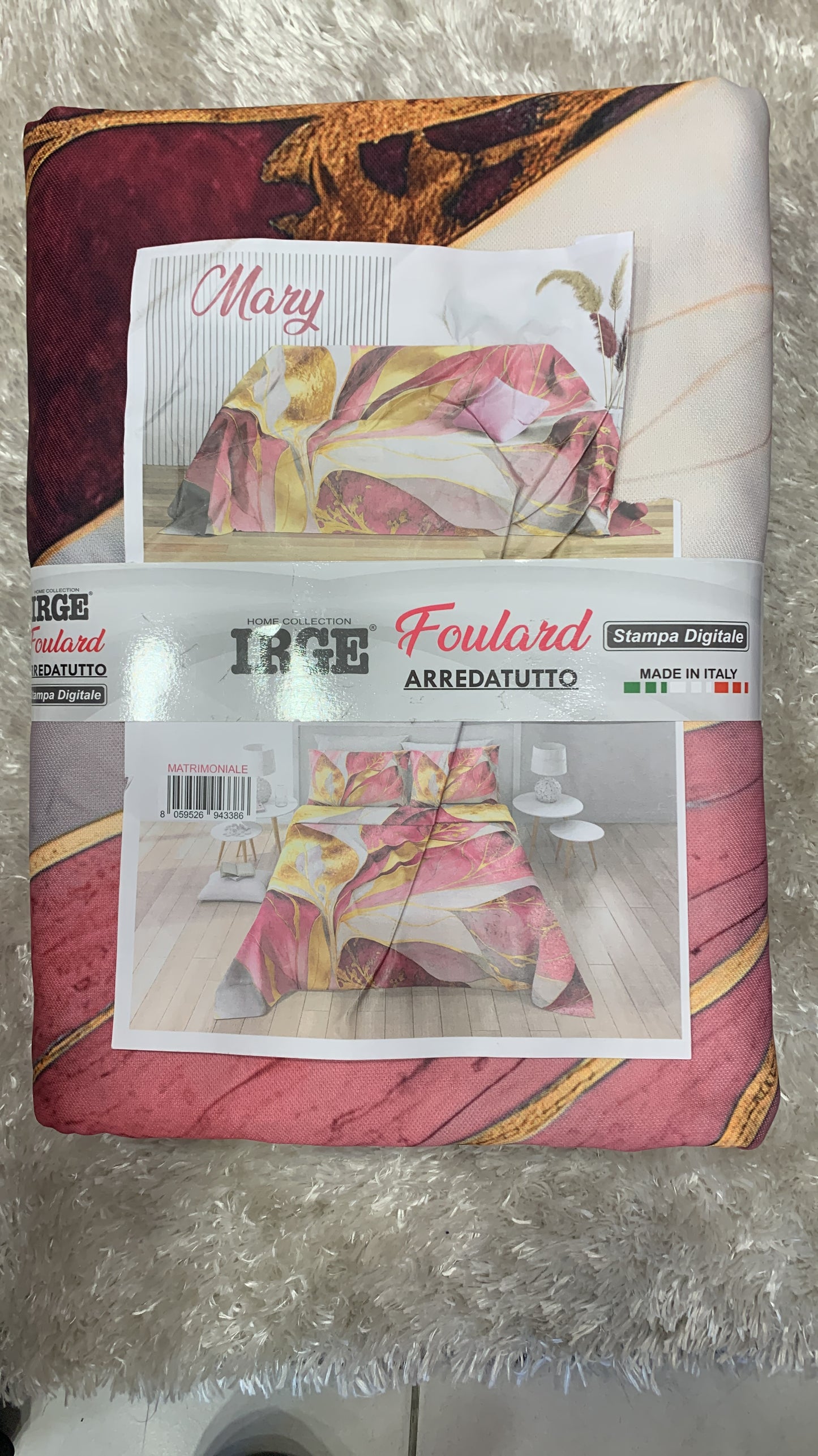 copriletto Arredatutto gran foulard  matrimoniale 240x270 disponibile nel seguenti nomi e fantasia