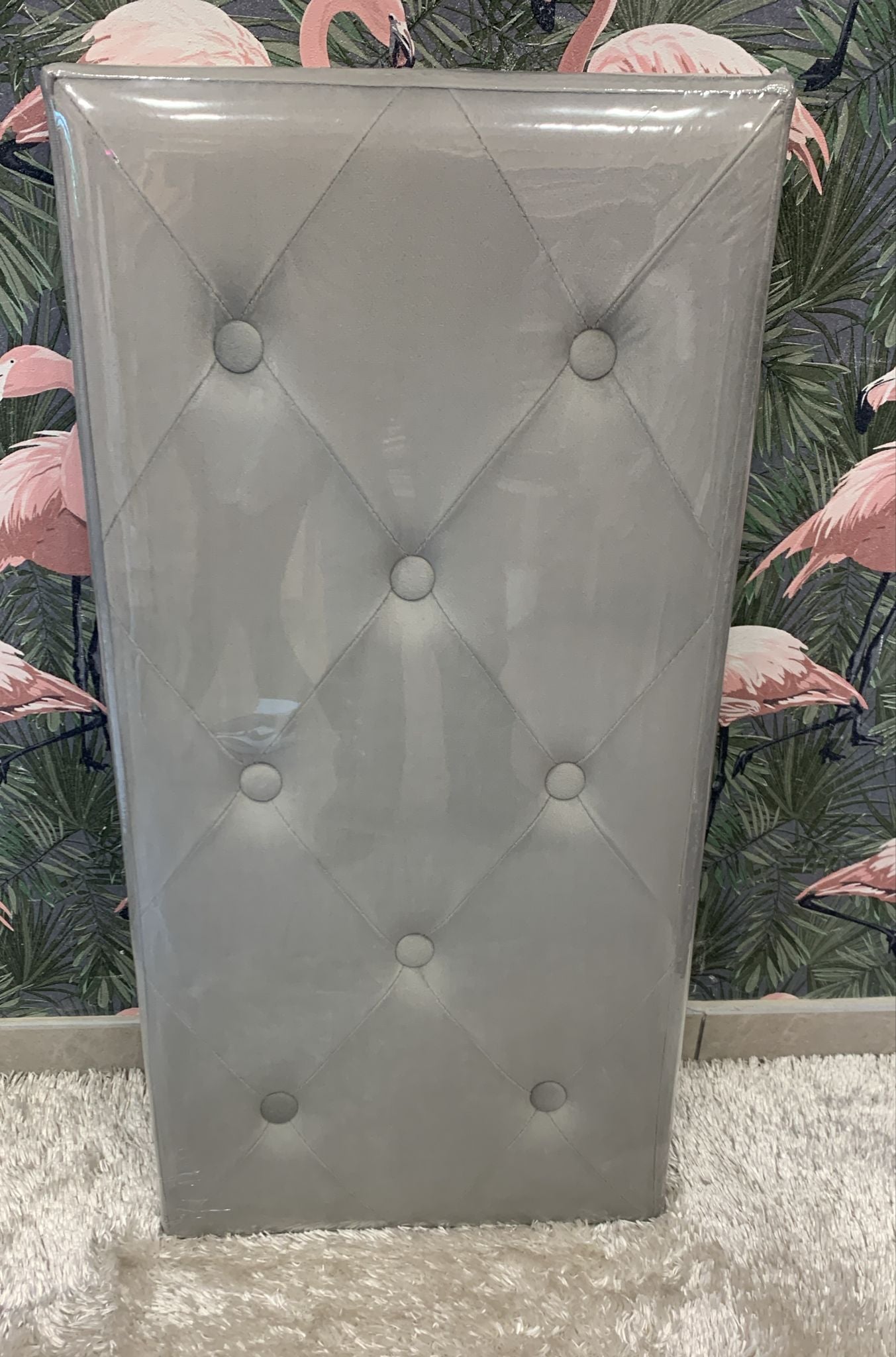 panca contenitore in velluto  76x38x38cm