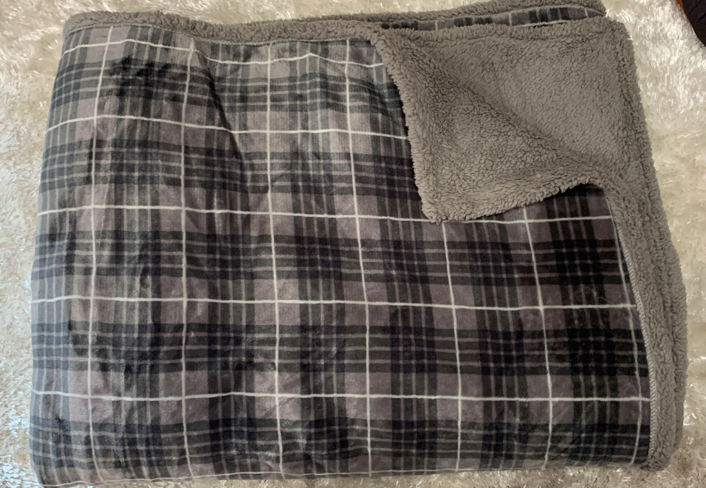 Plaid Matrimoniale con pelliccia  Super caldo e morbido  Varie fantasie 200x200
