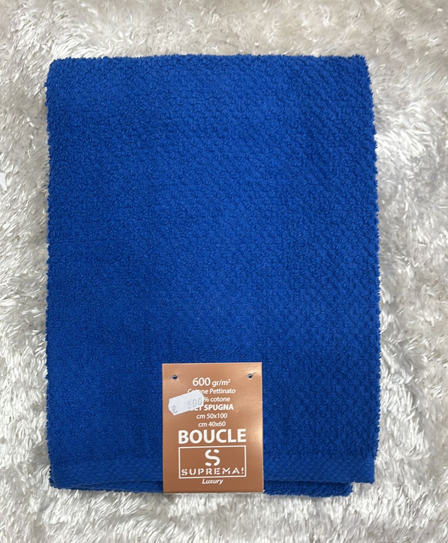 Set spugna 1+ 1 viso è ospite boucle  50x100cm 40x60cm