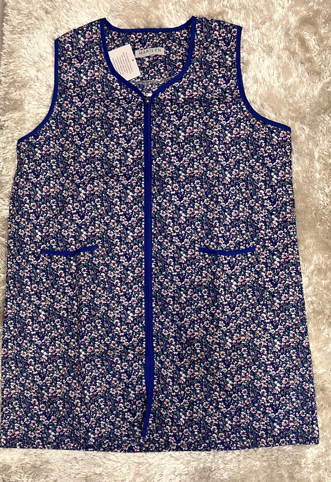 Camice con zip da casa donna in cotone spalla larga e tasche . Disponibile in varie fantasie